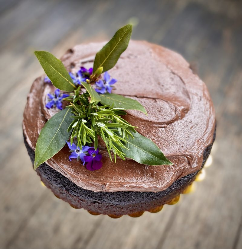 Chocolate Fudgy Cake (vegan & DF)